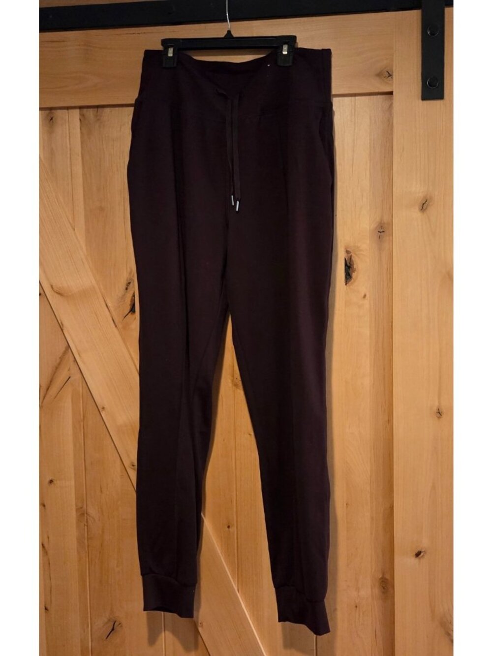 Old Navy Size L Tall PowerSoft High Rise Jogger Go Dry Boxwood 30x29" Purple